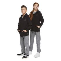 Haut à capuchon zippé sur la longueur Canadiana collection non genrée pour enfants