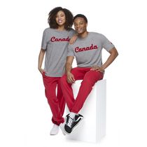T-shirt à manches courtes avec imprimé graphique Canadiana collection non genrée pour adultes