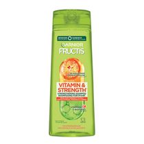 Garnier Fructis Vitamin & Strength shampooing fortifiant pour cheveux fragiles ayant tendance à tomber, avec orange sanguine, vitamine C, et biotine, 370 mL