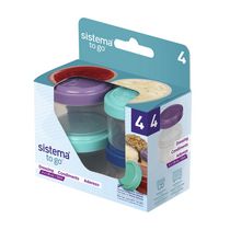 Sistema to Go Dressing Food Storage Containers