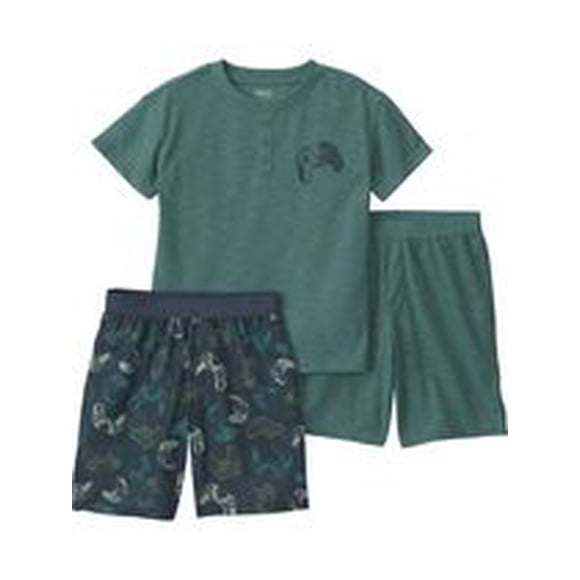 Carter's Child of Mine Boys' 3-Piece Pajama Set - Green Gaming