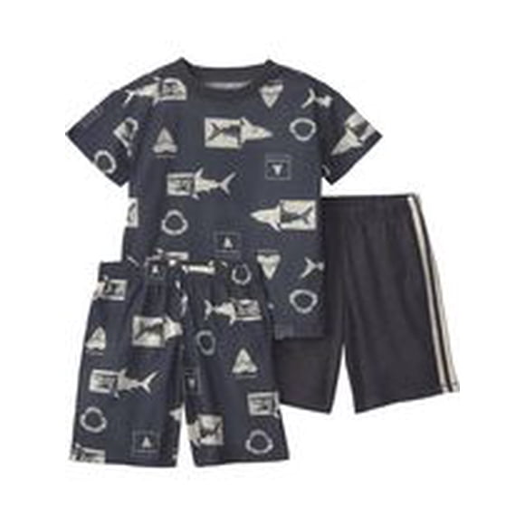 Carter's Child of Mine Boys' 3-Piece Pajama Set - Black Shark