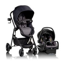 Evenflo Pivot Travel System LiteMax Infant Car Seat - Casual Grey