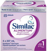 Similac AlimentumPréparation hypoallergène prête à servir, 4 x 237 mL