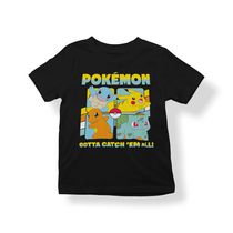 Pokemon T-Shirt col rond à manches courtes pour garçon