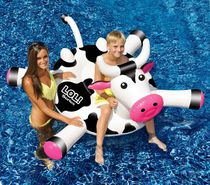 Vache gonflable à chevaucher LOL pour piscine de Swimline, 1,37 m