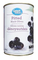 Olives noires dénoyautées Great Value