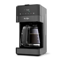 Cafetière programmable Mr. Coffee à 12 tasses avec écran tactile à DEL, acier inoxydable, noir