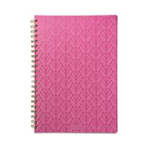 THINK INK LARGE SOFT TWIN WIRE JOURNAL- RASPBERRY