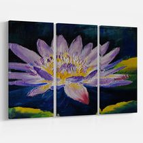 Design Art Purple Lotus Flower Canvas Print | Walmart Canada