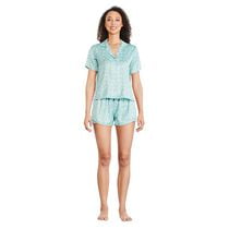 George Women's Satin Pajama 2-Piece Set