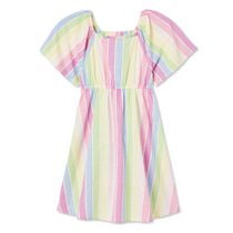George Girls' Flutter Sleeve Dress, Sizes 4-16
