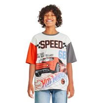 Hot Wheels Boys' Short Sleeve Tee