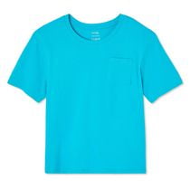 T-shirt à manches courtes avec pochette George pour filles Tailles TP–TG