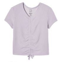 T-shirt ruché à l’avant George pour filles Tailles TP–TG