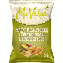 Croustilles cuites à la marmite Miss Vickie’s Saveur Cornichons à l’aneth épicés