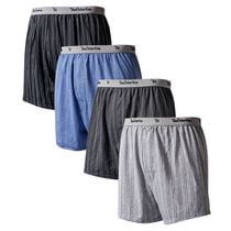 Caleçons boxers rayés Yves Martin pour hommes