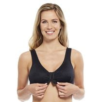 Carole Martin Wire-Free Front Closure Full-Freedom Comfort Bra For Women With Expandable Cups - Style 7218