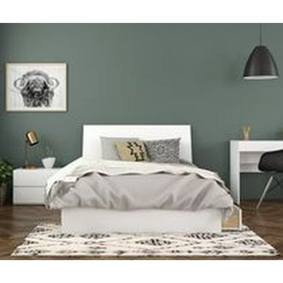 Nexera Malaga 3 Piece Bedroom Set, White