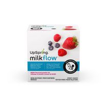 UpSpring Milkflow, mélange en poudre a saveur de BAIES, aide a stimuler la production de lait maternel, 16ct