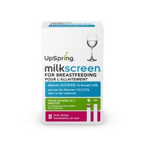 UpSpring Milkscreen, pour l’allaitement, permet de detecter l’alcool dans le lait maternel, 8ct
