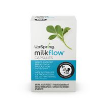 UpSpring Milkflow, Capsules vegetariennes, aide a stimuler la production de lait maternel, 100ct
