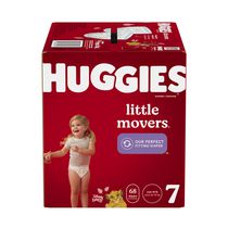 Couches HUGGIES Little Movers, Emballage Mega Colossal
