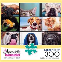 Buffalo Games - Le puzzle Adorable Animals - Pet's Virtual Hangout - en 300 pièces