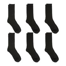 Fruit of the Loom Men's All Day Comfort Cotton Blend Crew Socks 6 Pack