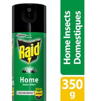 Insecticide Raid contre les insectes domestiques, tue les insectes en question par contact, pour utilisation à l’intérieur et à l’extérieur, 350 g