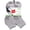Grey, variant on Hanes Men's 6 Pack Sport Cuts Ankle Socks