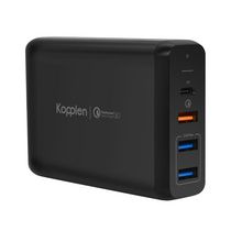 Chargeur Kopplen 75W 4 ports USB-C PD & QC 3.0 pour Ordinateur Portable et Téléphone Portable