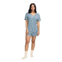 Peanuts Ladies V-Neck & Short Pajama Set - Online Exclusive