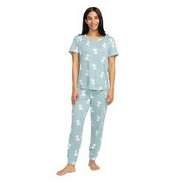 Peanuts Ladies Short-Sleeve & Jogger Pajama Set - Online Exclusive