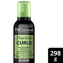 tresemme curly hair mousse