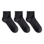 Secret® Bamboo Ribbed Anklet 3pk