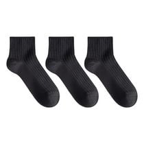 Secret® Bamboo Ribbed Anklet 3pk