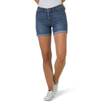 Lee Riders Short À Revers Denim Pour Femme