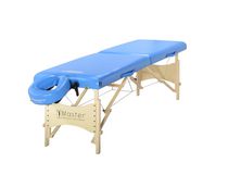 Table de massage portable Pro légère Master Massage 65 cm en bleu royal.
