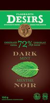 Flagrants Désirs Tablette de chocolat noir (72% cacao) à la menthe