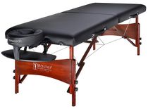 Master Newport Table de Massage Portable Professionnelle 76 cm en noir