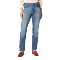 Levi Strauss Signature™ Women's Mid Rise Straight Jeans, Available sizes: 2 – 18
