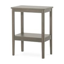 Forever Eclectic Folio Wood Side Table, Matte White