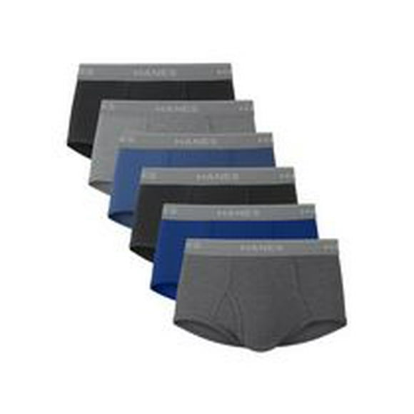 Hanes Men's Comfort Flex Mid-Rise Briefs, 6-Pack - Assorted