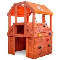 Portique de jardin Little Tikes Real Wood Adventures Climb House pour les enfants de 3 - 10 ans