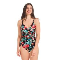 Krista Women's Asymmetrical Twist Front One Piece Swimsuit