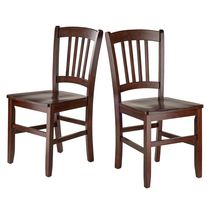 Winsome Madison 2 Piece Slat Back Chair Set