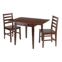 Hamilton Drop Leaf Dining Table with 2 Ladder Back Chairs