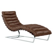 Grand fauteuil lounge en cuir