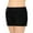 Black, variant on Krista Plus Women's Full Coverage Black Swim Boyshorts Swim Bottoms